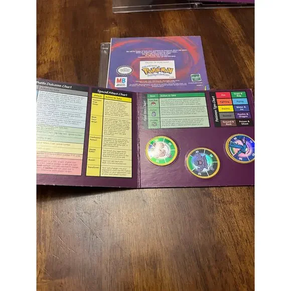 Hasbro Pokemon Battling Coin Game 3 Coins 1999-Exeggcute, Grimer & Articuno - Picture 2 of 3